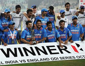 India won the series