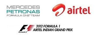 Airtel India Formula One Grand Prix 2012 official logo