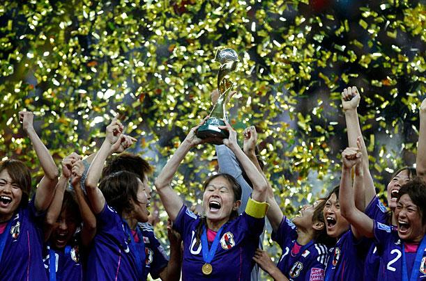 Jubilant Japanese Girls-World Champions