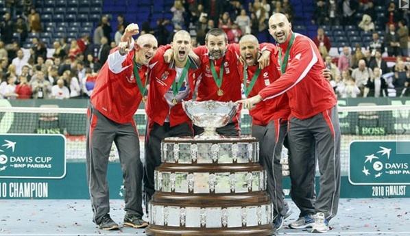 Serbia Team- Champion of 2010 with the Cup