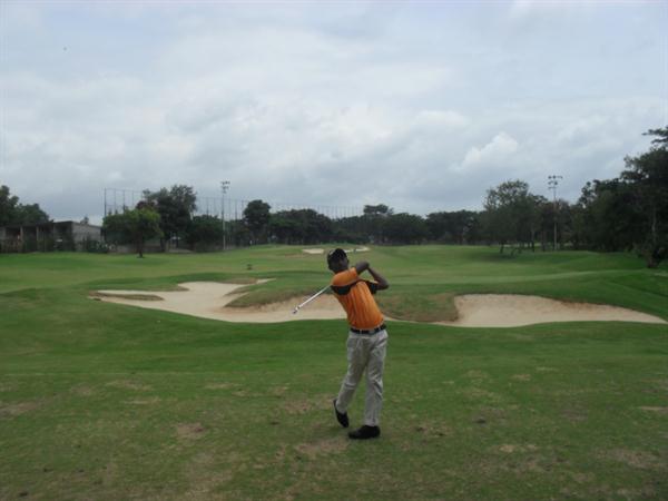 photo of Amateur golf star chikkarangappa